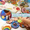 Acrylic Paint Pens for Rock Painting, Fabric, Wood, Canvas, Metal, Ceramic, Glass, Scrapbooking Craft,12 Colors Paint Marker Set, Medium Tip, Non-Toxic, Quick Drying
